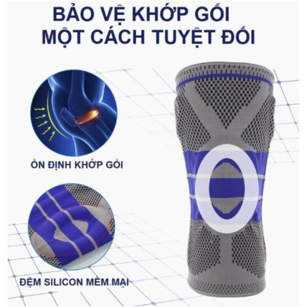 bó gối lò xo silicone